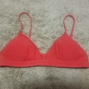 J Crew red bikini top